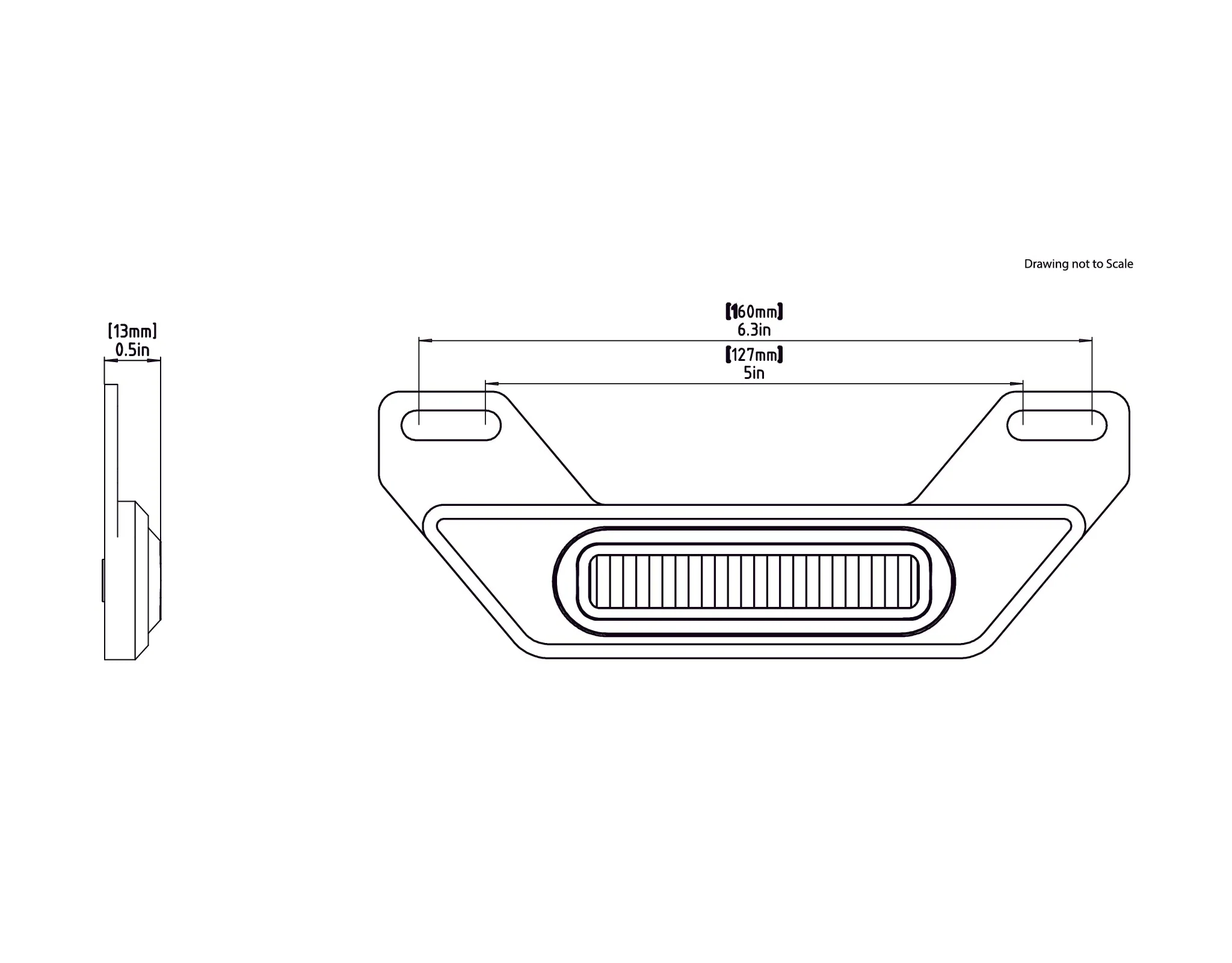B6 LED Brake Light Kit with License Plate Mount - Image 10