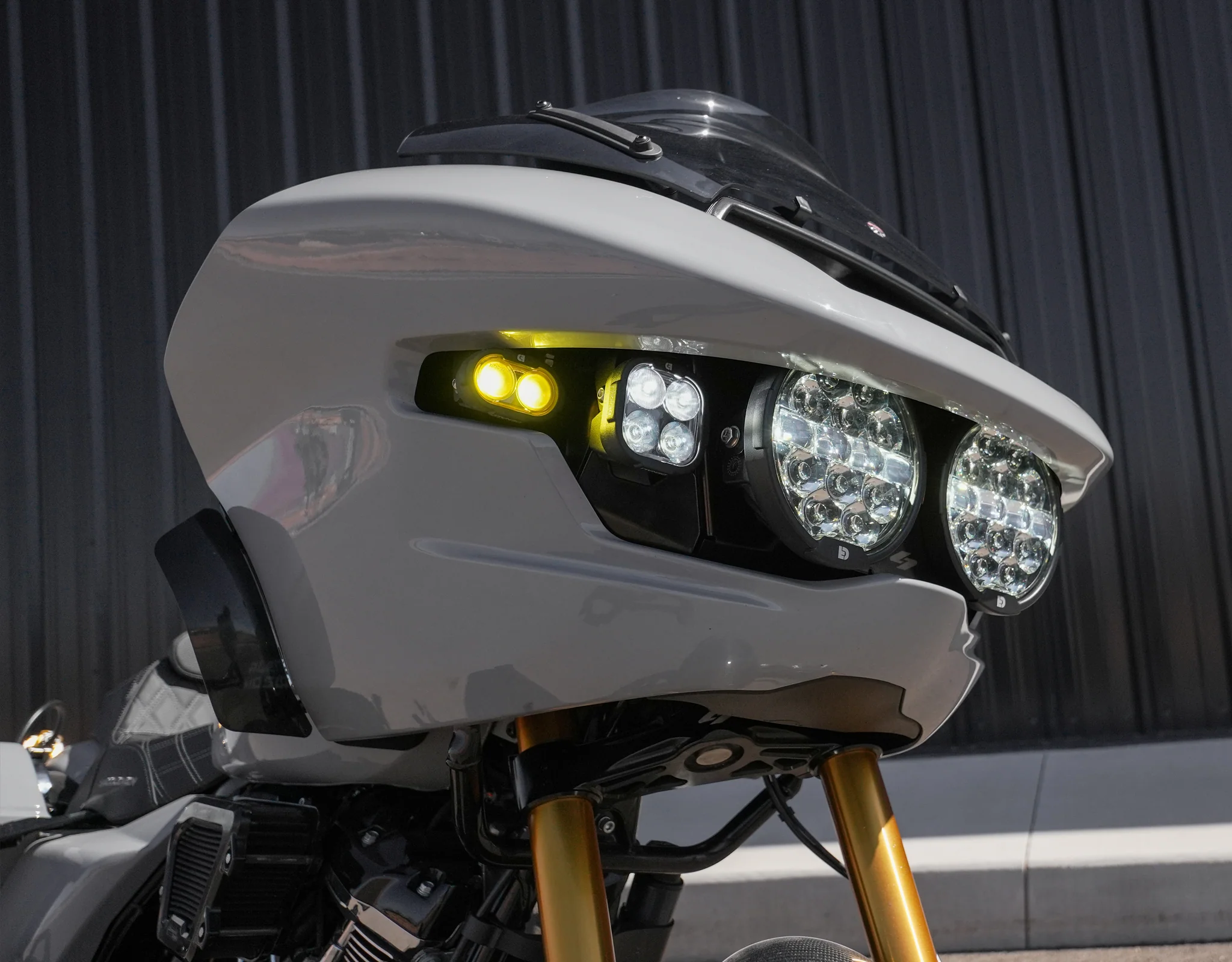 Full Deck Headlight Kit with Denali Lighting for '24-26 Harley-Davidson Road Glide by Kraus Motor Co - Image 4