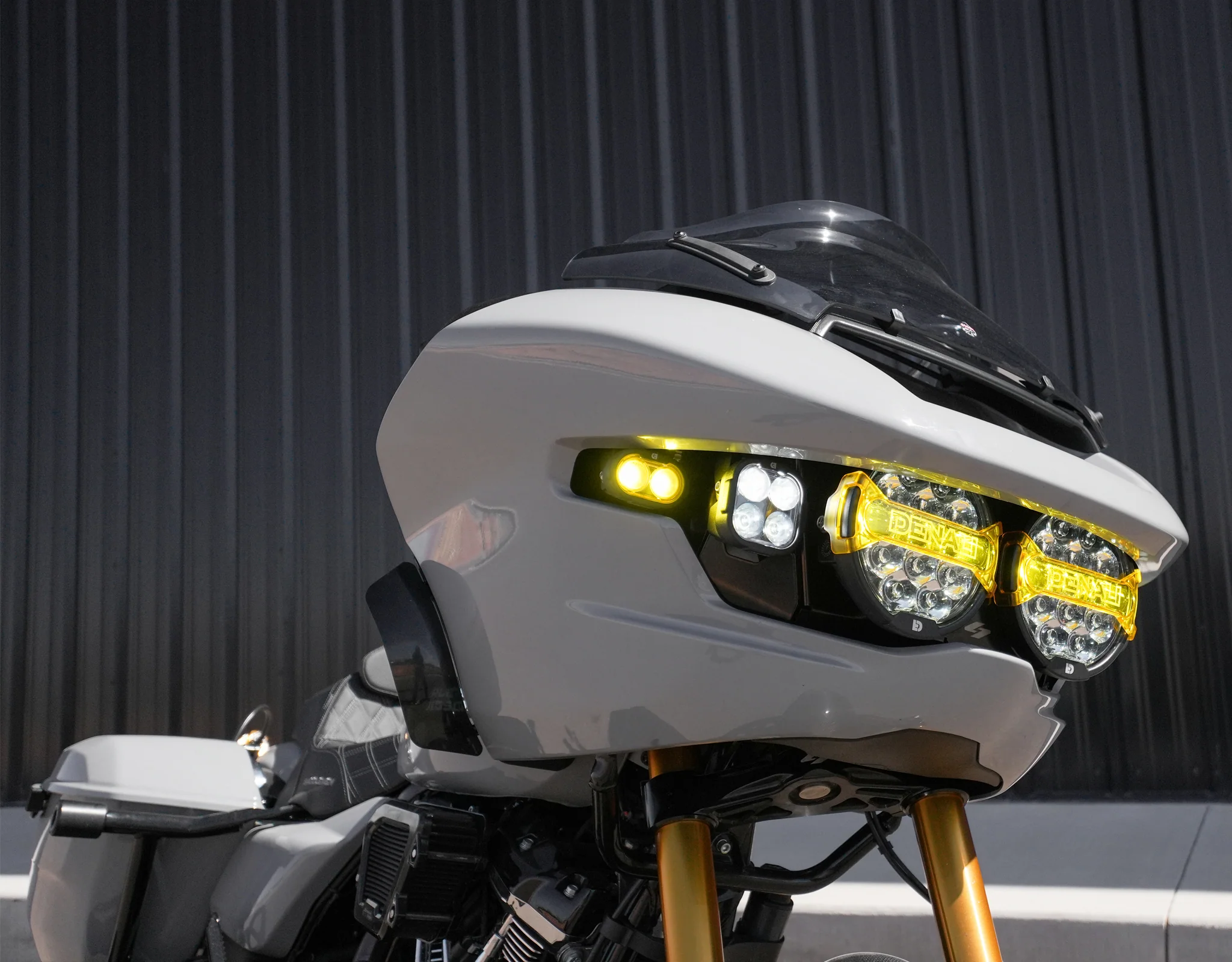 Full Deck Headlight Kit with Denali Lighting for '24-26 Harley-Davidson Road Glide by Kraus Motor Co - Image 5