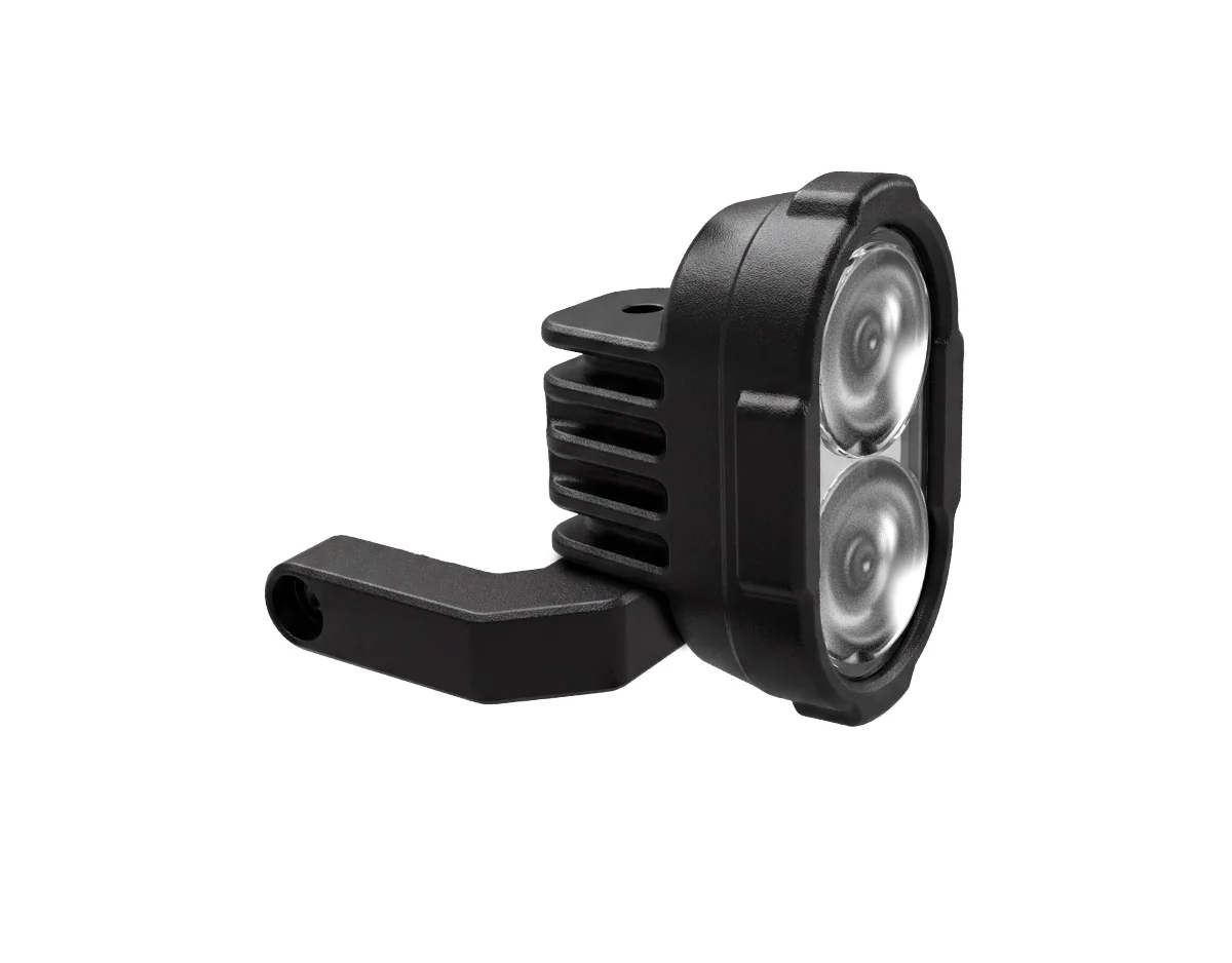 DL2 Fender-Mounted Motorcycle Driving Light Kit (Clear, Amber, or Yellow) - Image 4