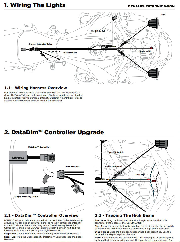 DataDim™ Dual Intensity Controller for Driving Light Harness - Image 4