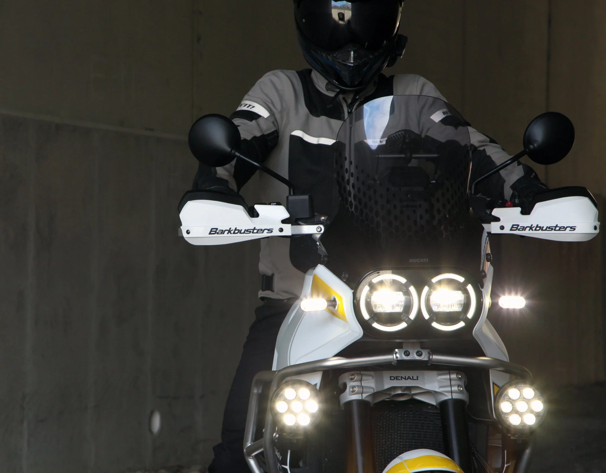 Driving Light Mount - OEM Crashbar Adapter - Ducati DesertX - Image 2
