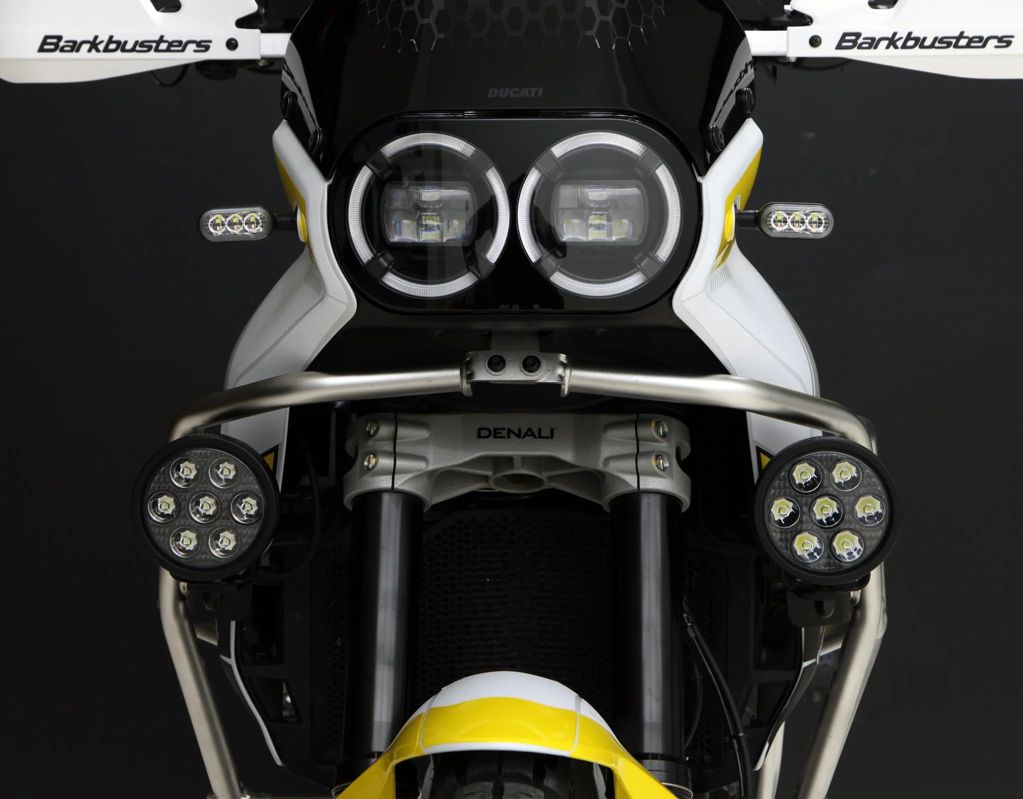 Driving Light Mount - OEM Crashbar Adapter - Ducati DesertX - Image 5