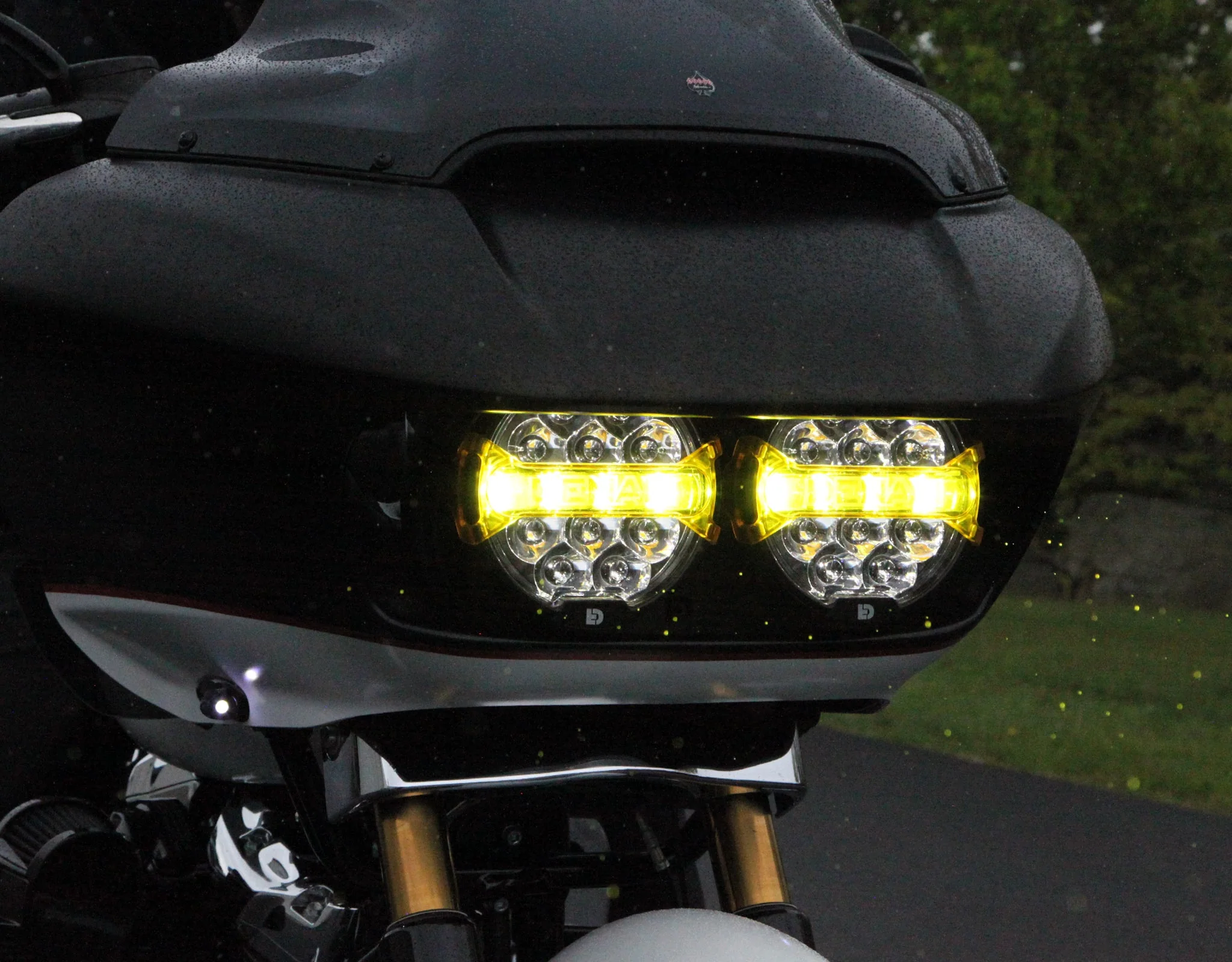 D14 Destroyer LED Motorcycle Headlight Upgrade Kit for Harley-Davidson Road Glide, '15-'23 - Image 3