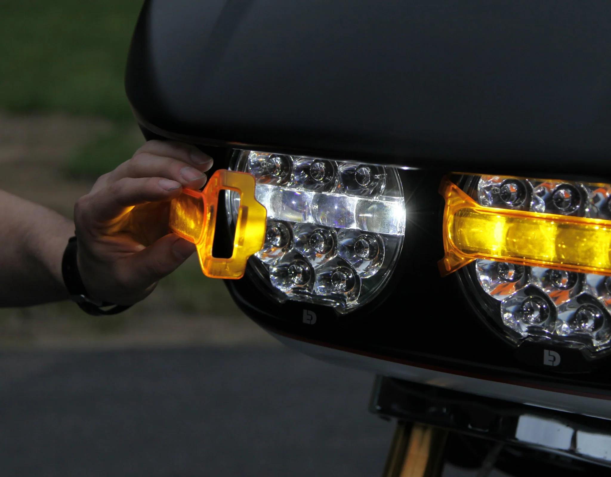 D14 Destroyer LED Motorcycle Headlight Upgrade Kit for Harley-Davidson Road Glide, '15-'23 - Image 5