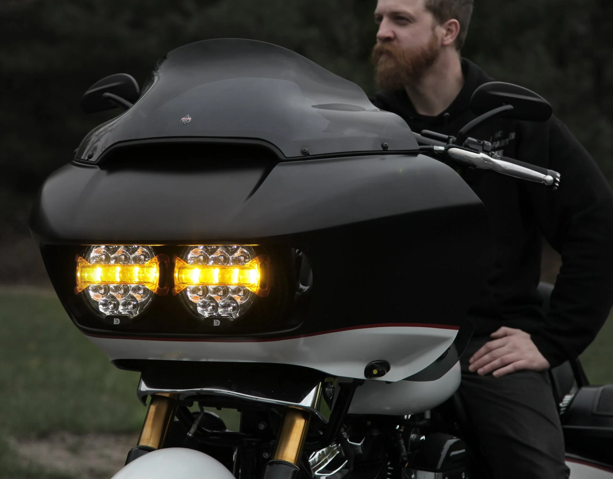 D14 Destroyer LED Motorcycle Headlight Upgrade Kit for Harley-Davidson Road Glide, '15-'23 - Image 7