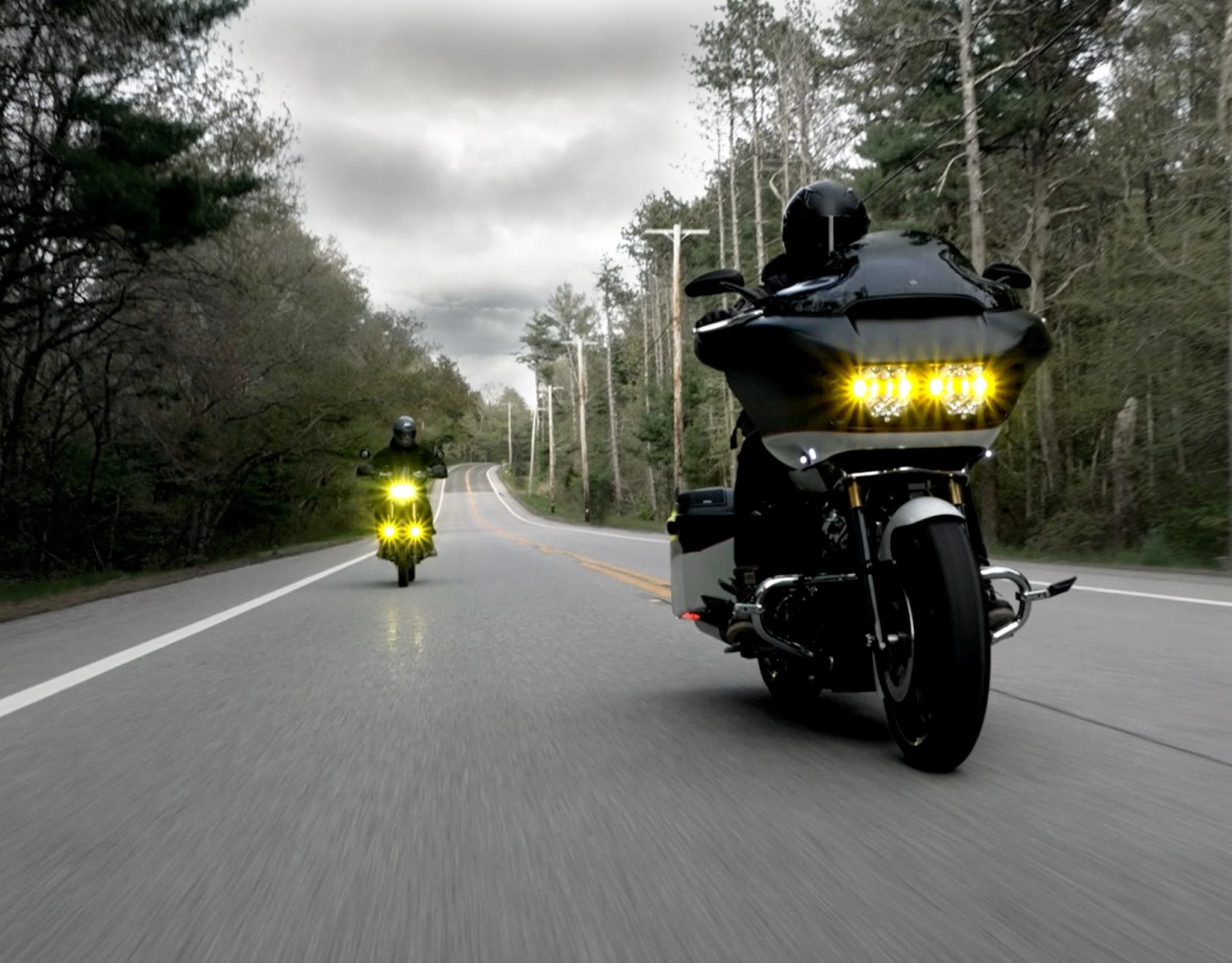 D14 Destroyer LED Motorcycle Headlight Upgrade Kit for Harley-Davidson Road Glide, '15-'23 - Image 8