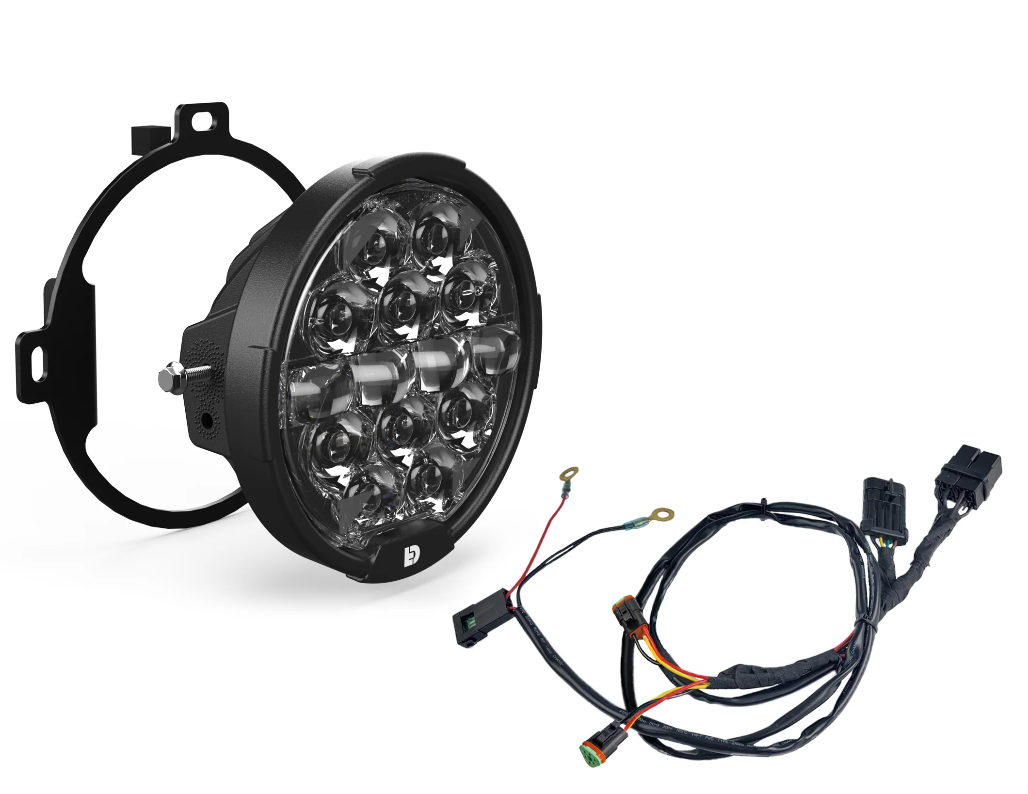 D14 Destroyer LED Motorcycle Headlight Upgrade Kit - Harley-Davidson Street Glide, '14-'23 - Image 13