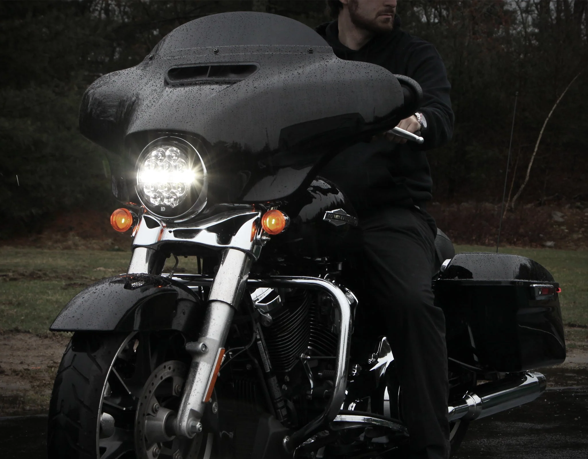 D14 Destroyer LED Motorcycle Headlight Upgrade Kit - Harley-Davidson Street Glide, '14-'23 - Image 5