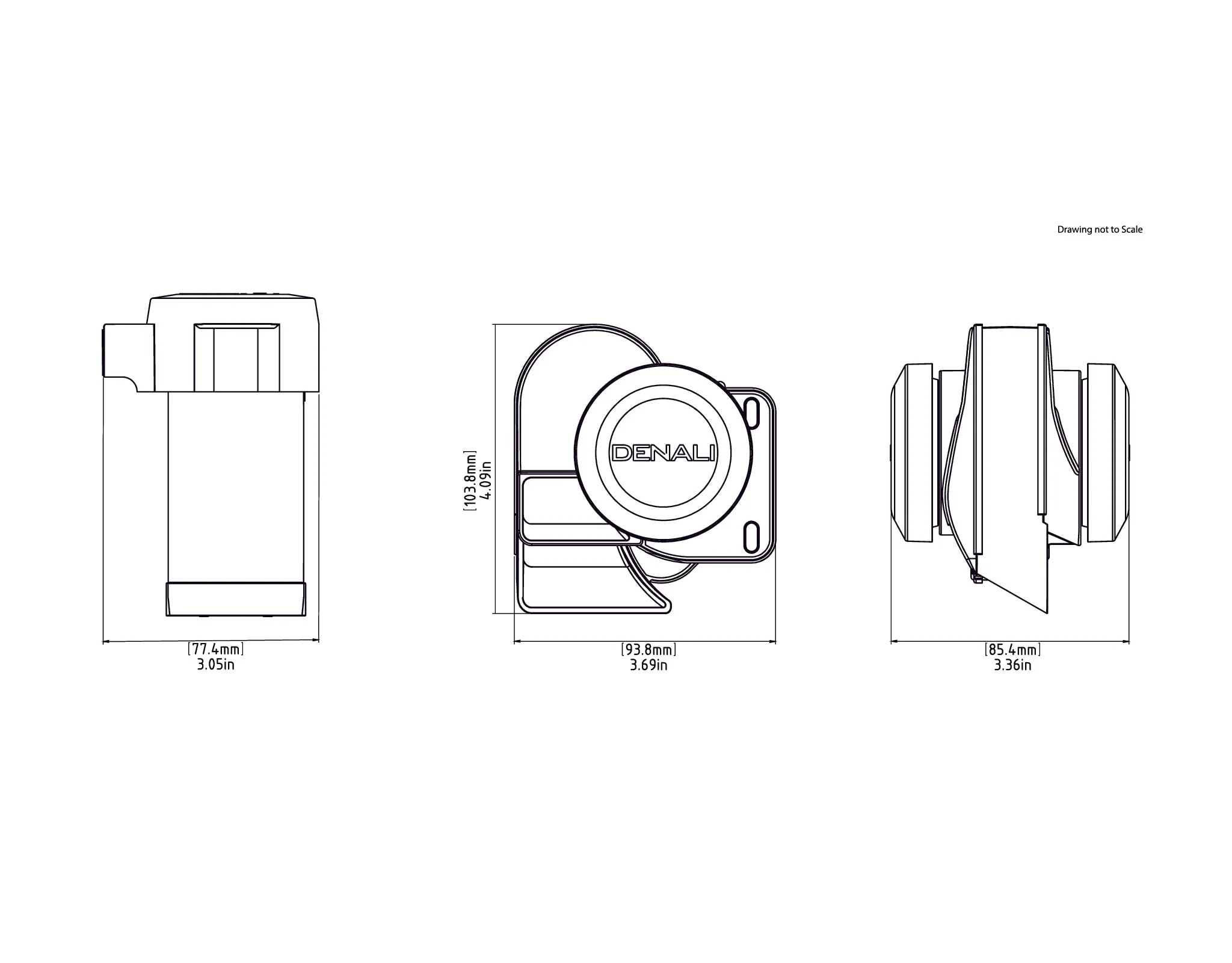 SoundBomb™ Split Dual-Tone Air Horn - Image 8