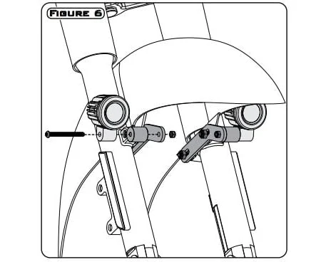 Driving Light Mount - Select Honda Cruisers - Image 4