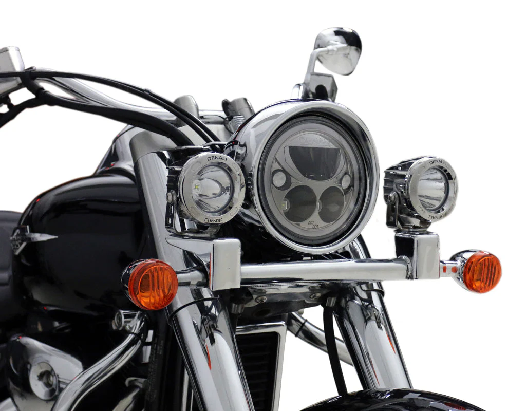 LED Headlight Mount - Select Suzuki Cruisers - Image 3