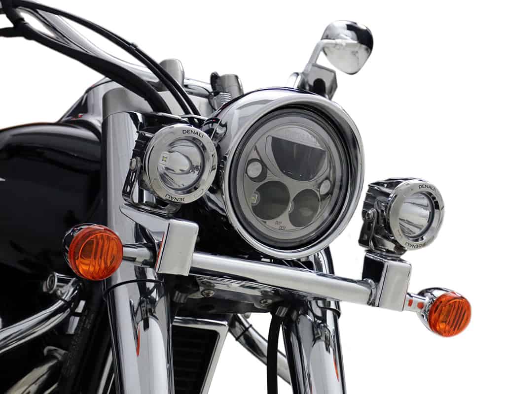 LED Headlight Mount - Select Suzuki Cruisers - Image 4