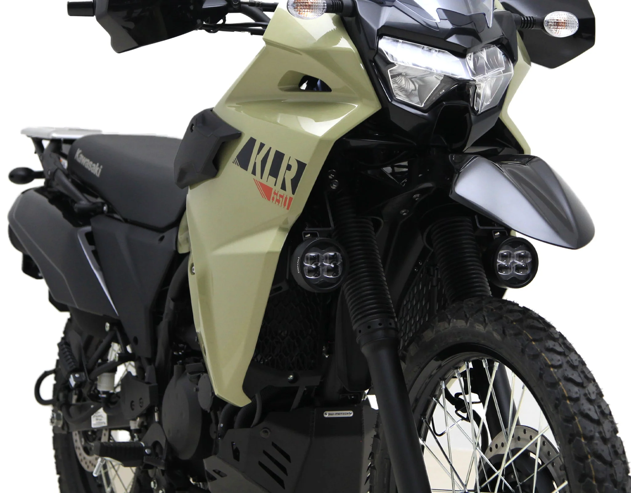 Lower Driving Light Mount - Kawasaki KLR650 - Image 2