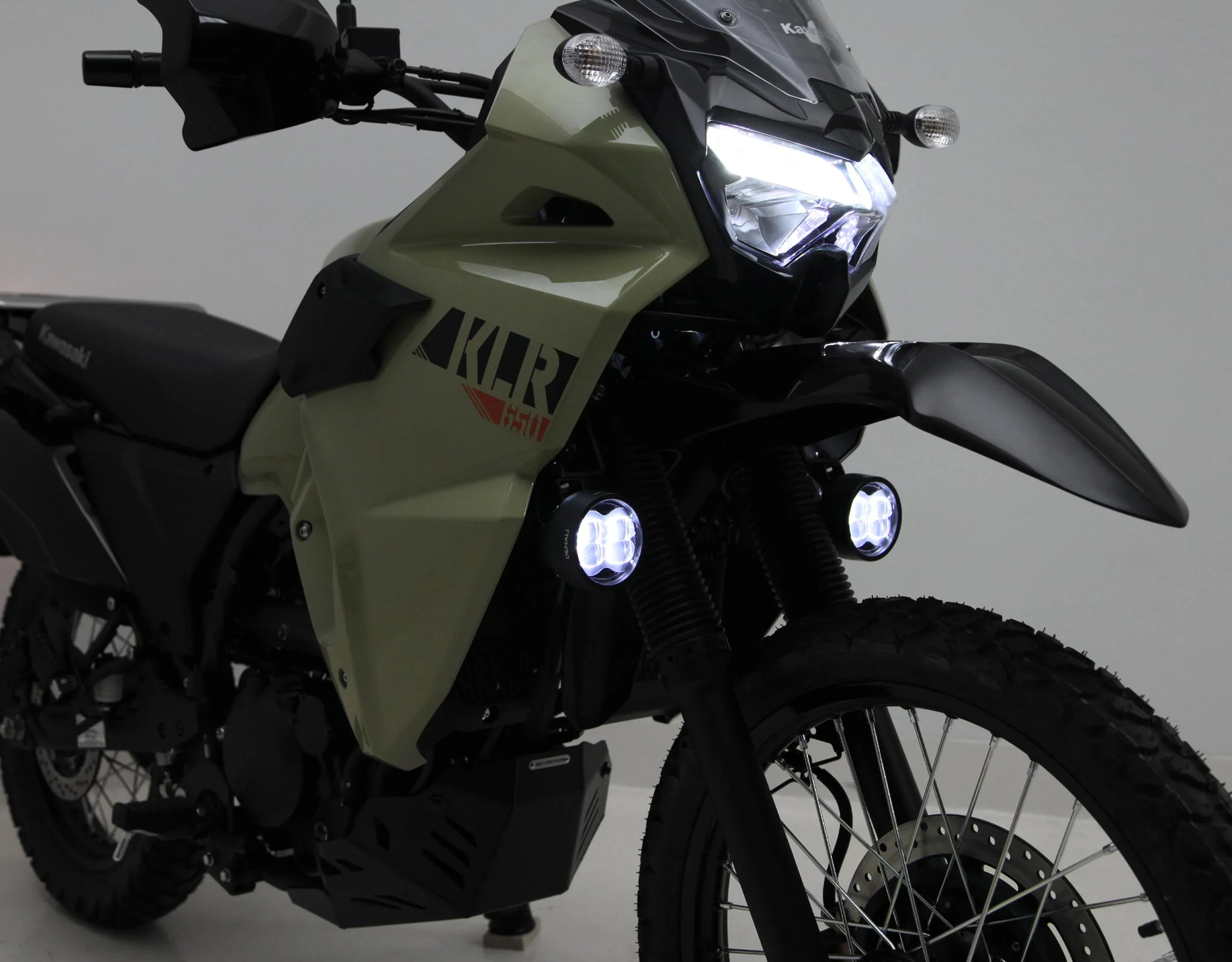 Lower Driving Light Mount - Kawasaki KLR650 - Image 5