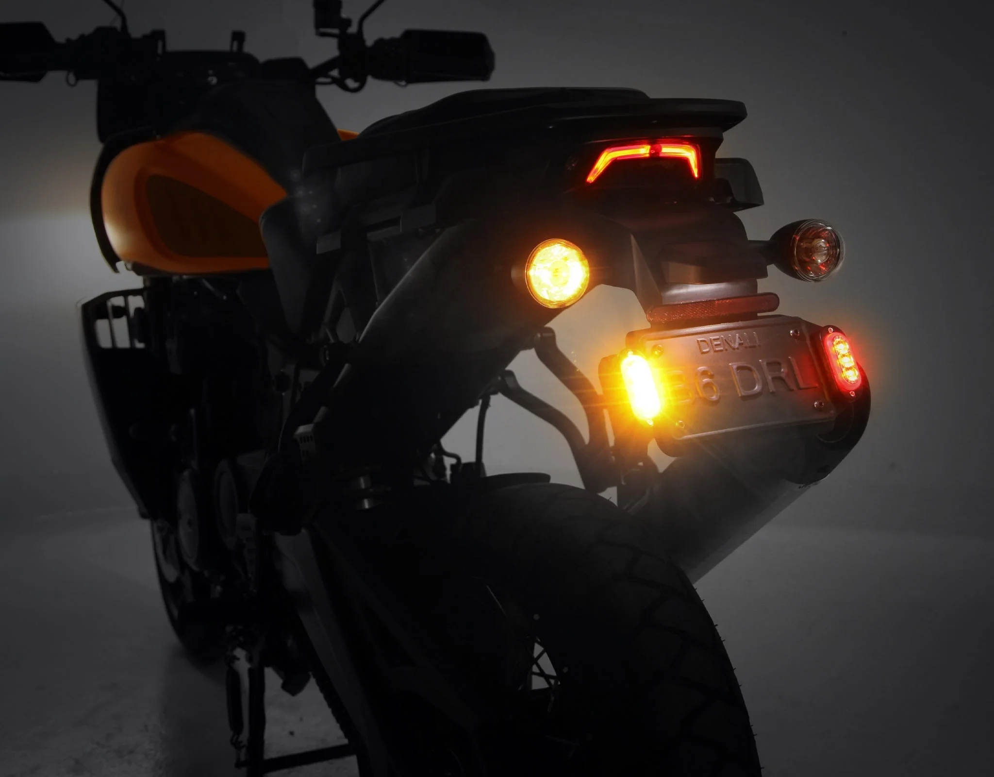Plug-&-Play Rear T3 Turn Signal License Plate Kit for Harley-Davidson Pan America 1250 - Image 3