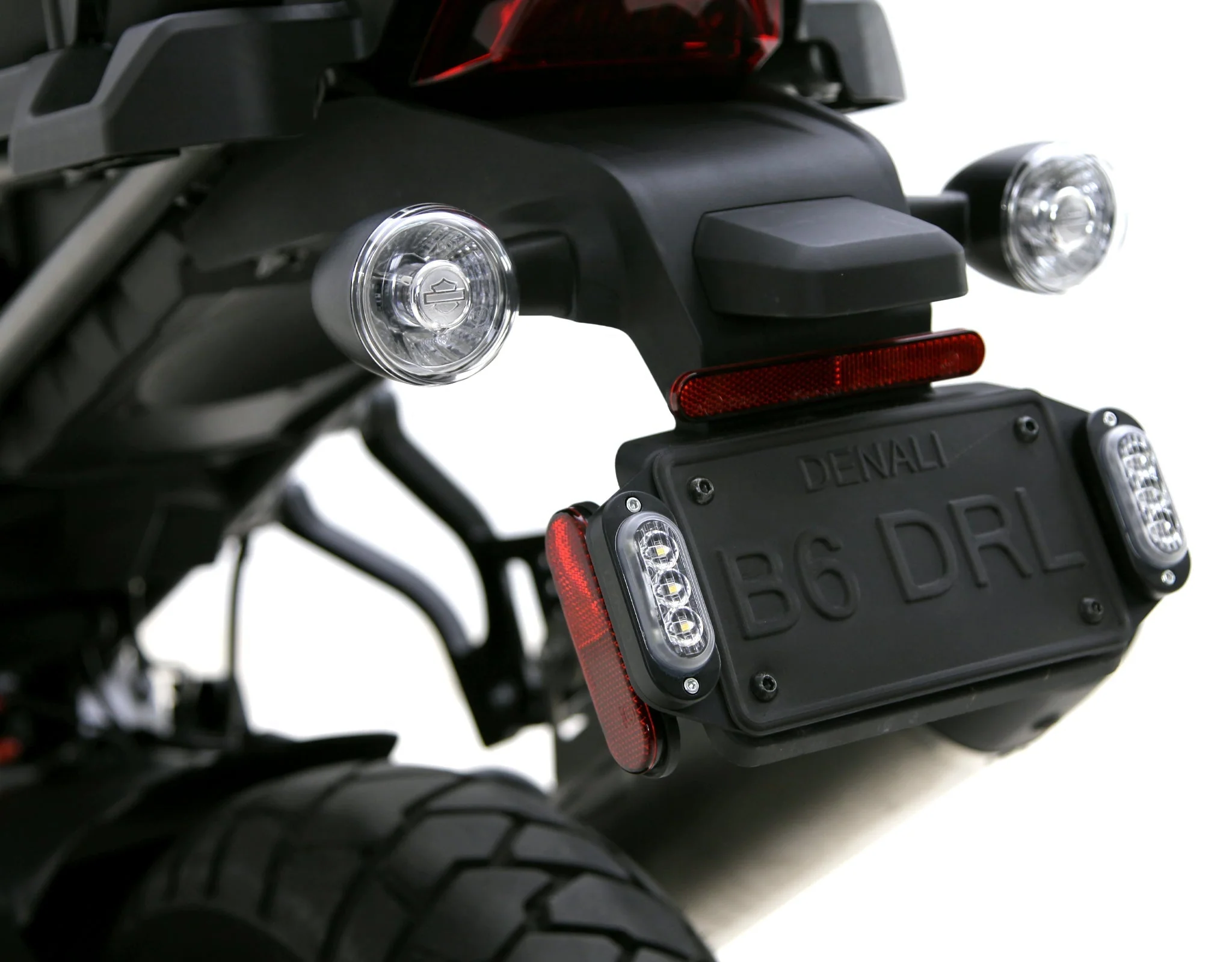 Plug-&-Play Rear T3 Turn Signal License Plate Kit for Harley-Davidson Pan America 1250 - Image 5