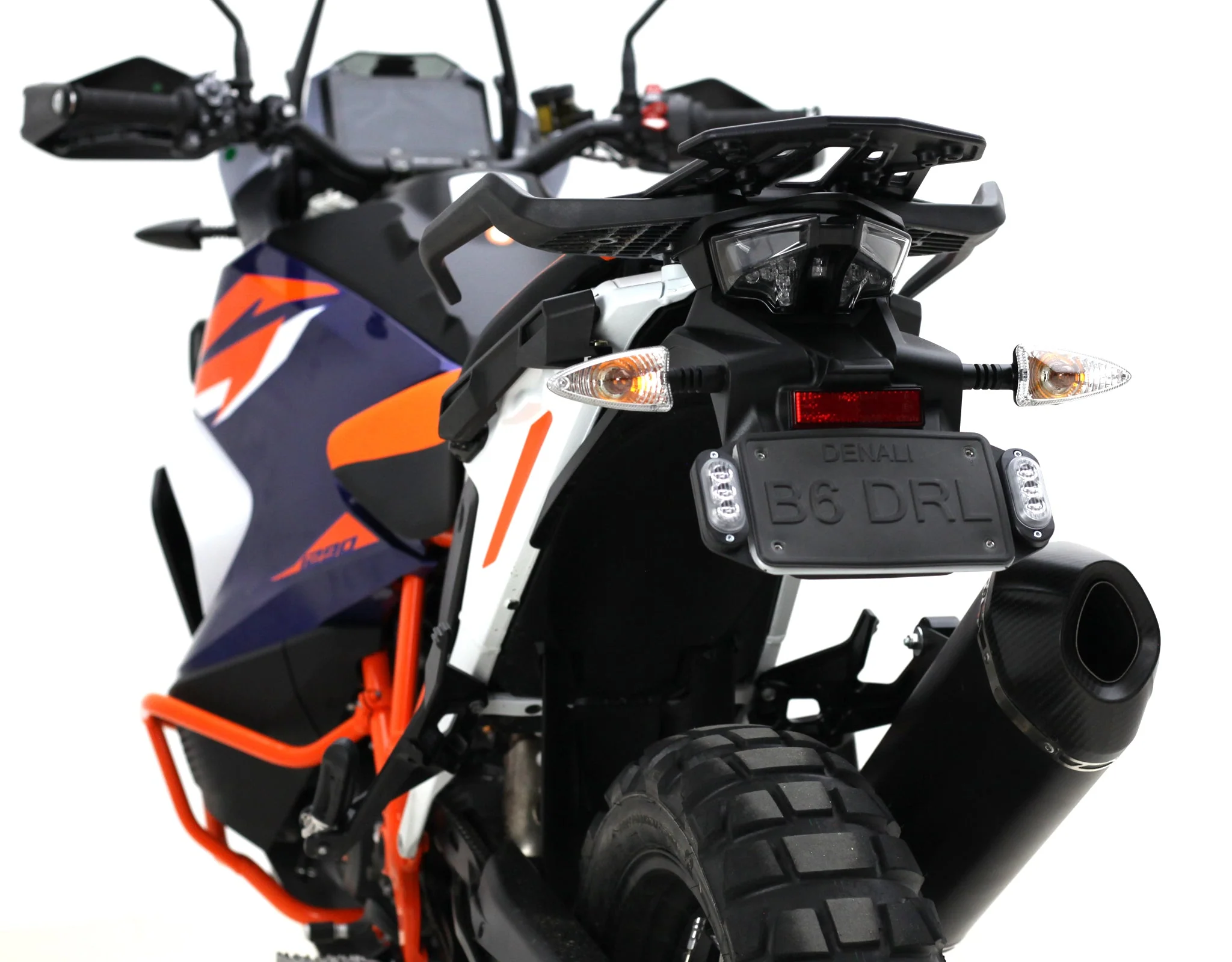 Plug-&-Play Rear T3 Turn Signal License Plate Kit for KTM 1290 Adventure - Image 2