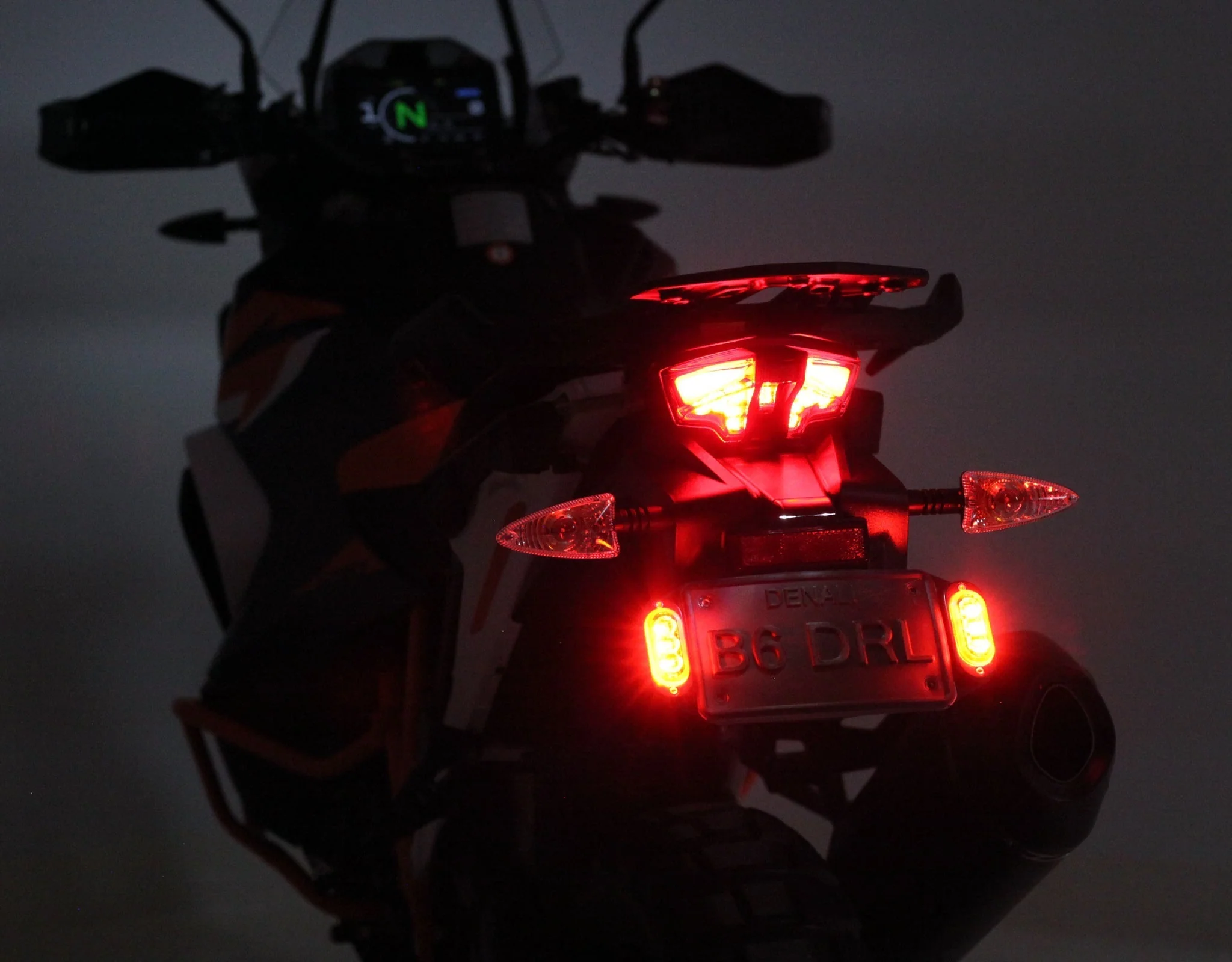 Plug-&-Play Rear T3 Turn Signal License Plate Kit for KTM 1290 Adventure - Image 3
