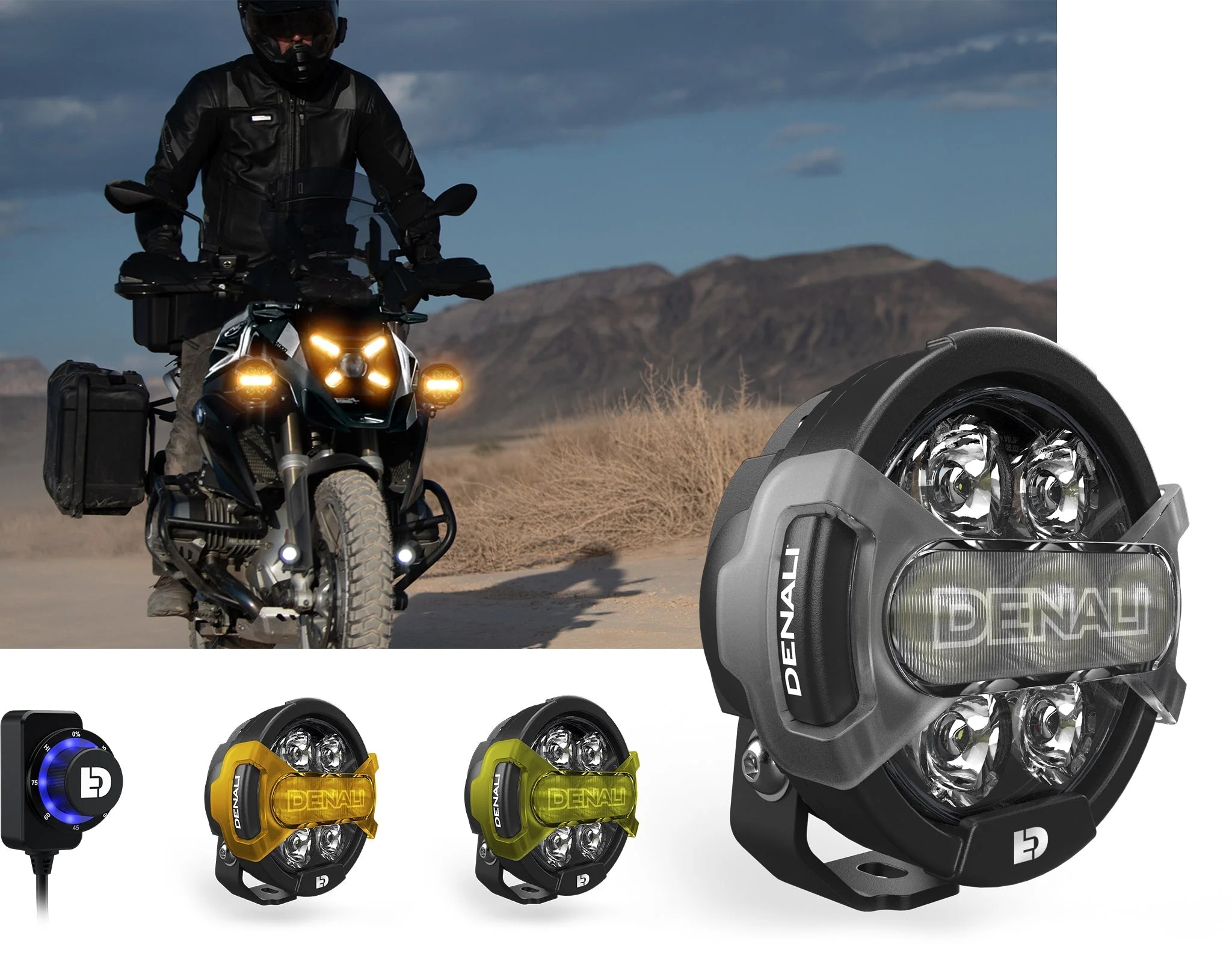 D7 Pro Premium Lighting Bundle - Ducati Desert X / Rally 2023+ - Image 4