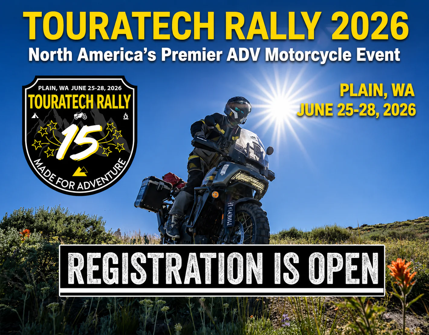 Rally Installation Appointment Reservation - Touratech Rally, June 25 - 28, 2026