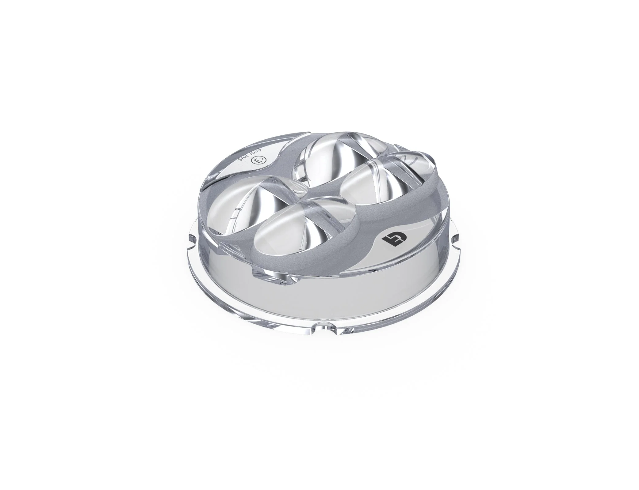 Replacement Part - D3 E-Mark & SAE/DOT Approved Fog Lens, Clear