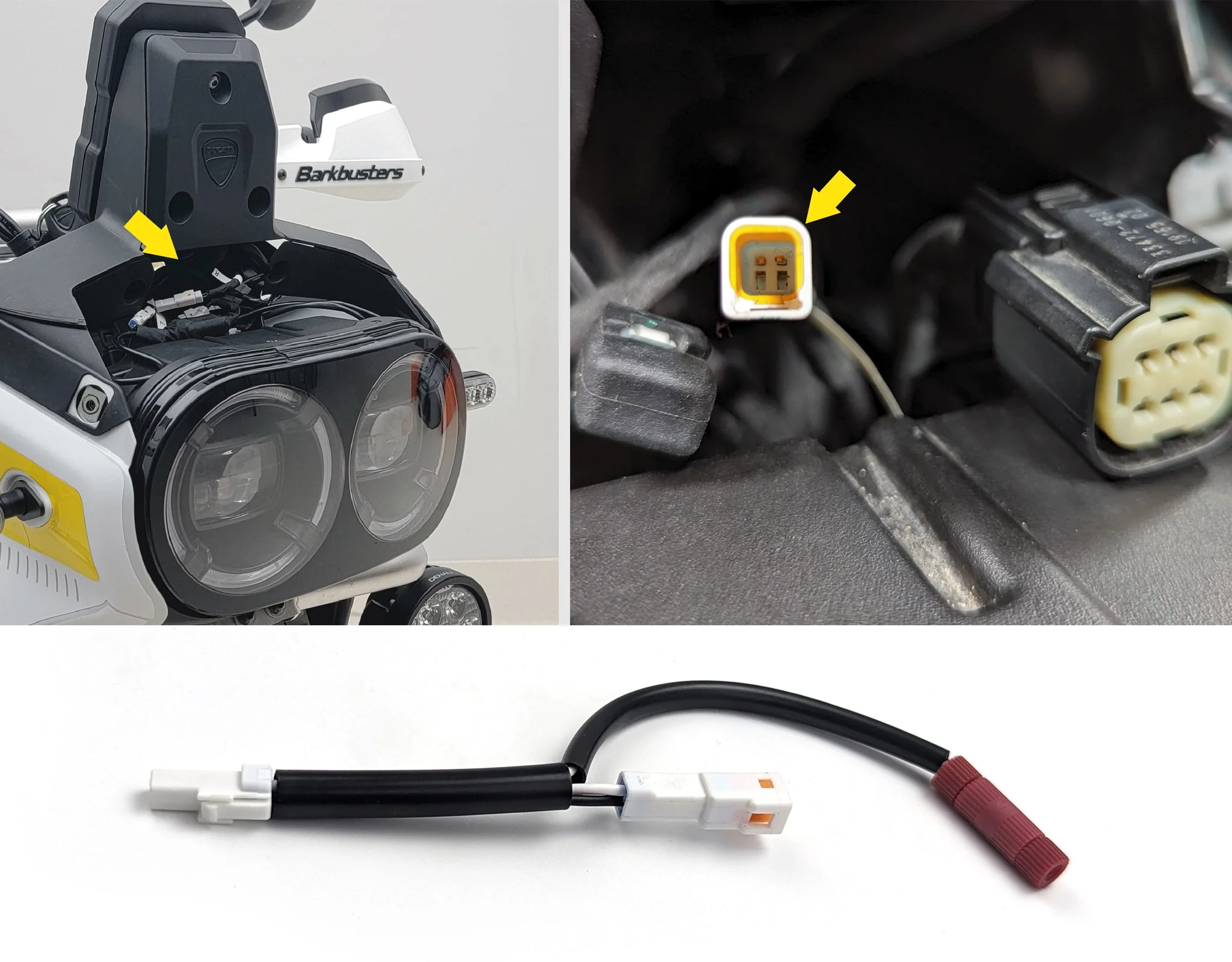 Switched Power Wiring Adapter for Ducati DesertX - Image 2