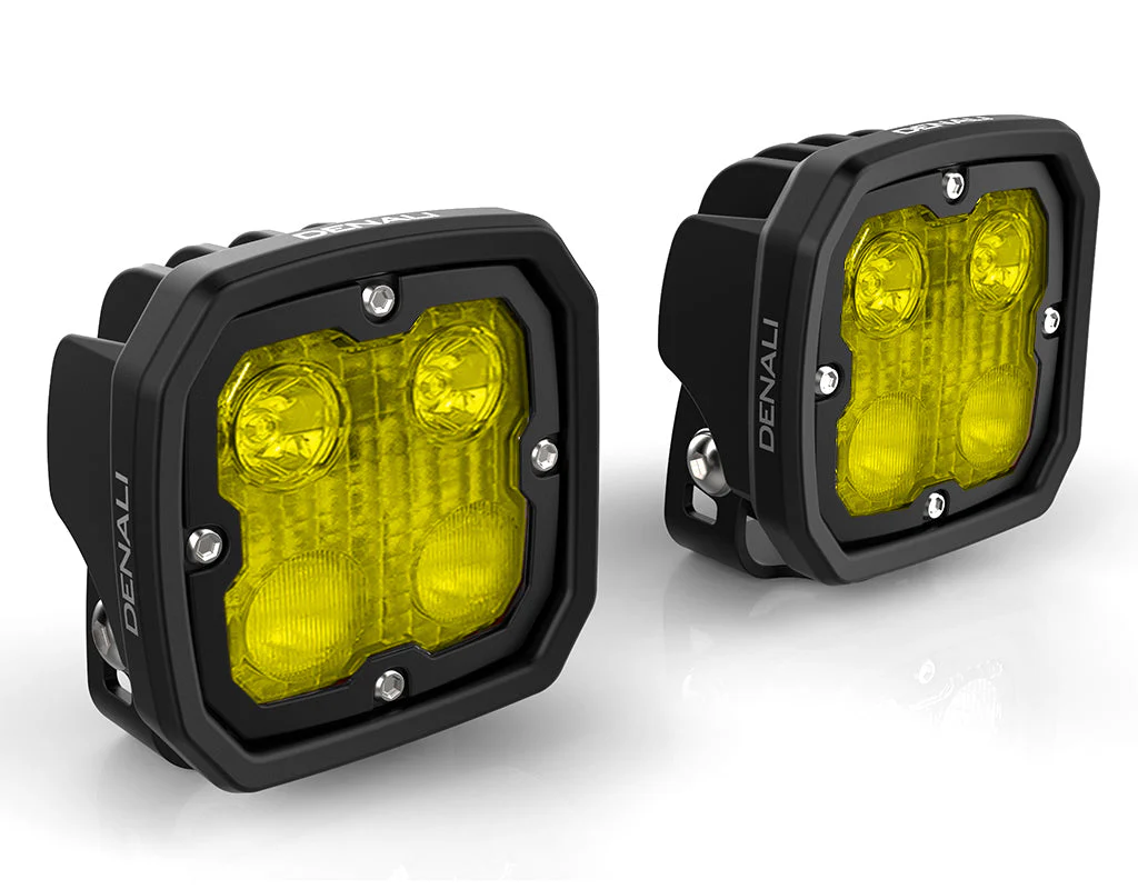 TriOptic™ Lens Kit for D4 LED Lights - Amber or Selective Yellow - Image 2