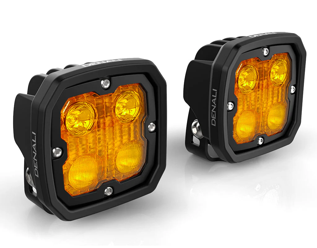 TriOptic™ Lens Kit for D4 LED Lights - Amber or Selective Yellow - Image 5