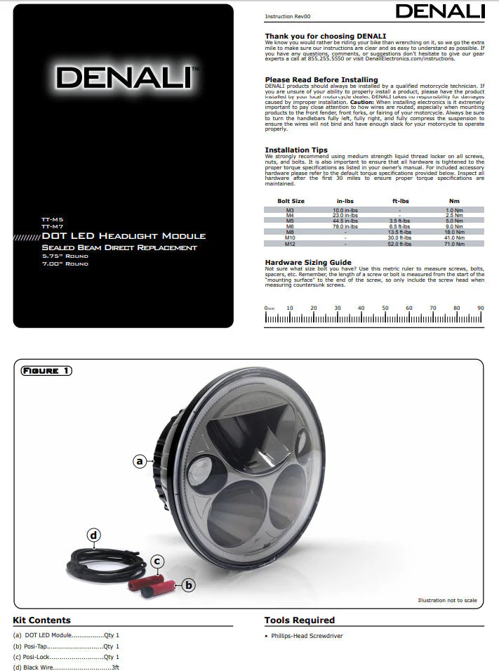 M5 E-Mark LED Headlight Module - 5.75" - Image 6